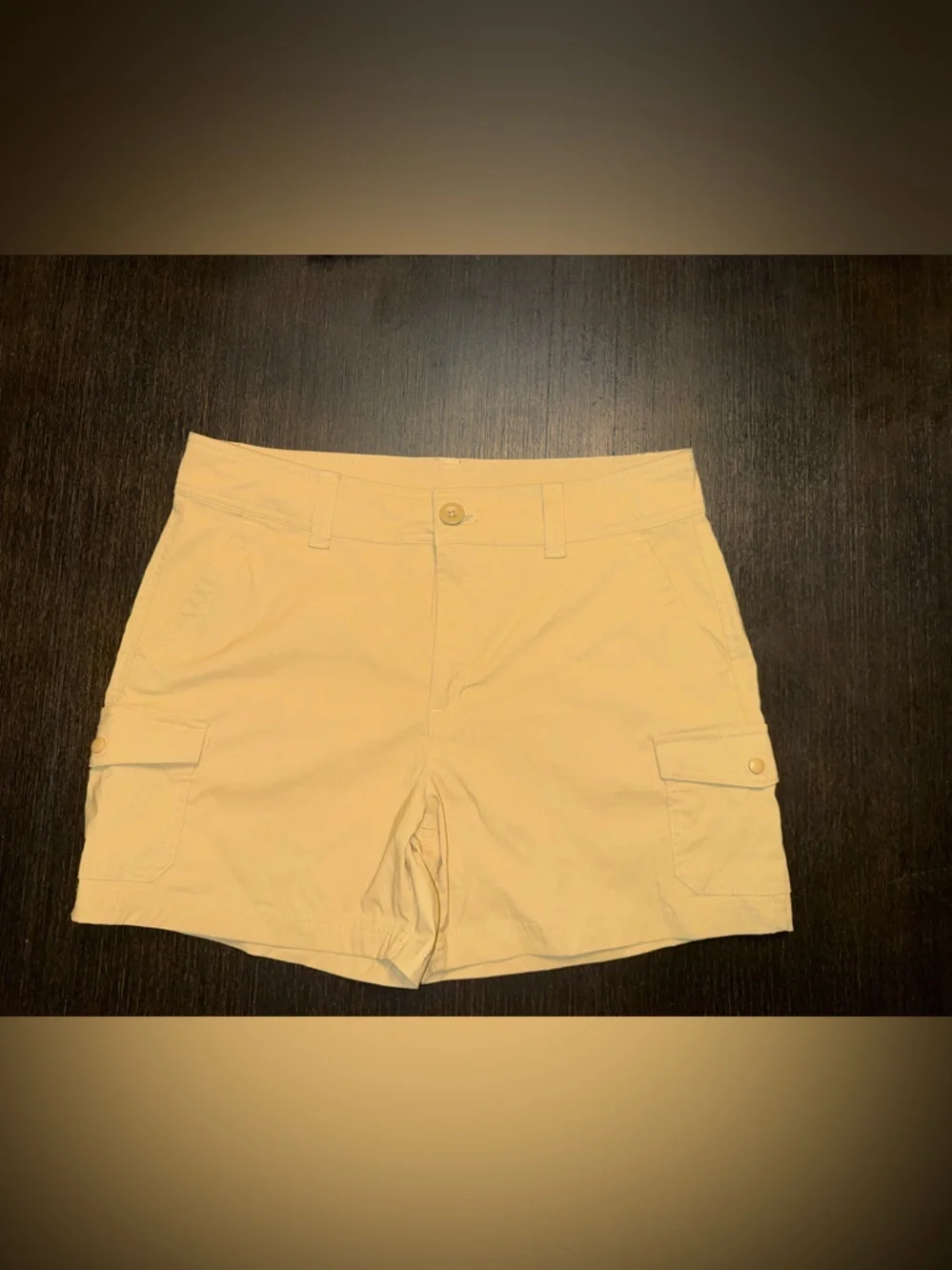 Eddie Bauer Women's Olive Green Cargo Shorts